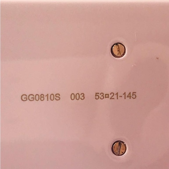 Runway- NEW🔥GUCCI Pink Gg0810s 003 New Square-frame Injection Sunglasses - Picture 13 of 16